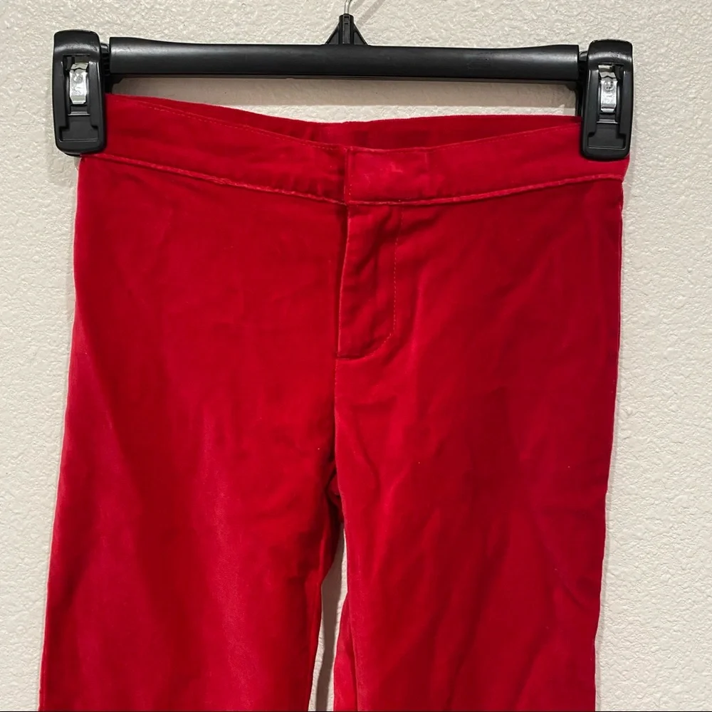 NWOT Kids The Children's Place Girls Red Christmas Holiday Pants Size 7